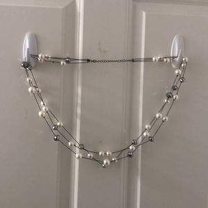 Multi strand beaded necklace